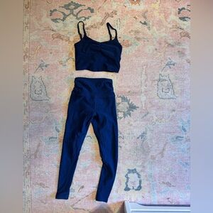Beyond Yoga Deep Blue Activewear Set